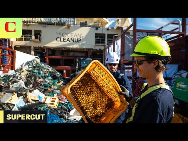 The Ocean Cleanup's 100th Plastic Haul from The Great Pacific Garbage Patch