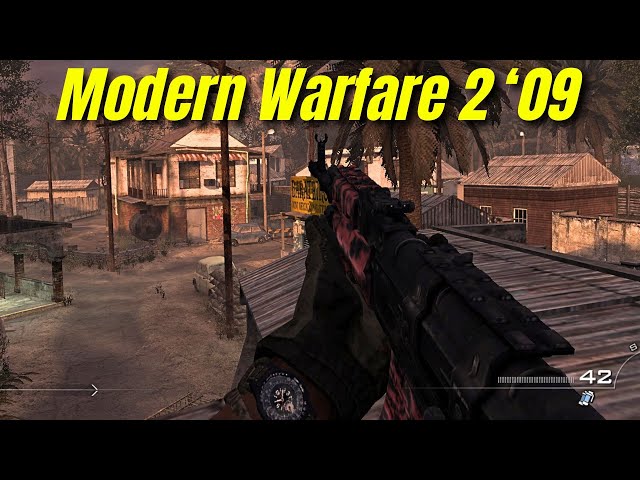 Call of Duty Modern Warfare 2 '09 Online Gameplay in 2024. | Game sounds only.