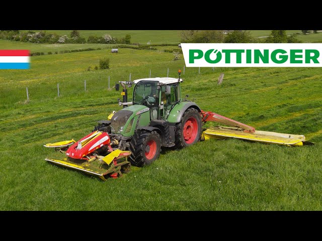 mowing 1st cut | Fendt 724 Vario // Pöttinger Novacat S10 | Luxembourg 2024