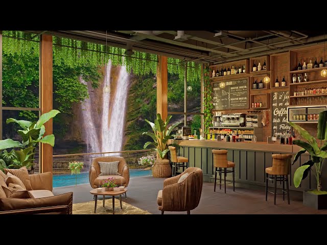 Soft Jazz Instrumental Music & Spring Coffee Shop Ambience ☕ Jazz Relaxing Music to Work & Study