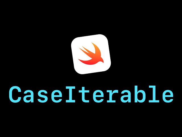 How to iterate over the cases of an enum in Swift using CaseIterable