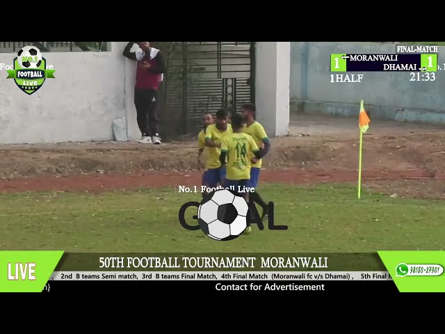 2nd Goal by Dhamai against Moranwali | Moranwali Cup | 03/03/2022 |No1 Football Live