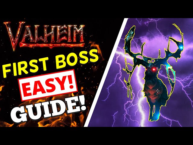 Valheim First Boss Fight - How To Defeat EASILY!