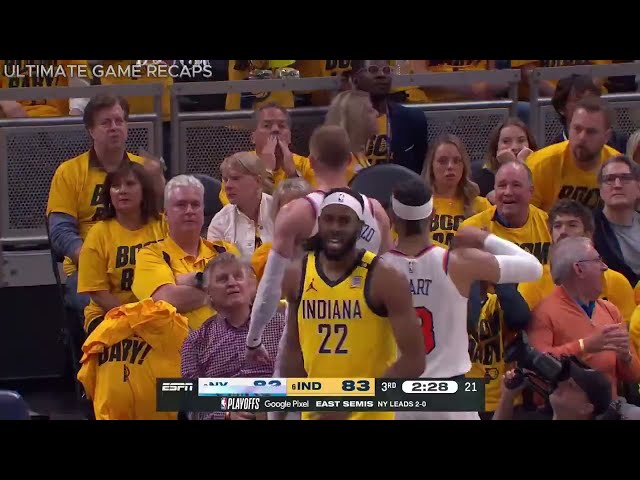 2 - New York Knick Vs 6 - Indiana Pacers Full Game Highlights East Semis Game 3 #nbaplayoffs2024
