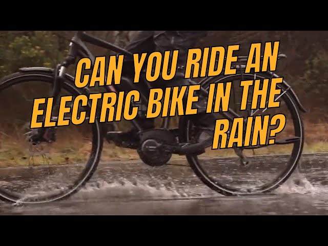 Can you ride e-bike in the rain? Waterproofing tips