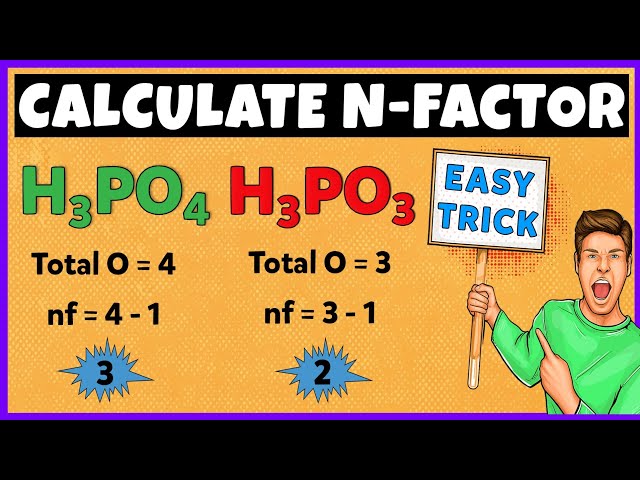 N Factor Calculation | Trick to calculate n factor | How to calculate valency factor?