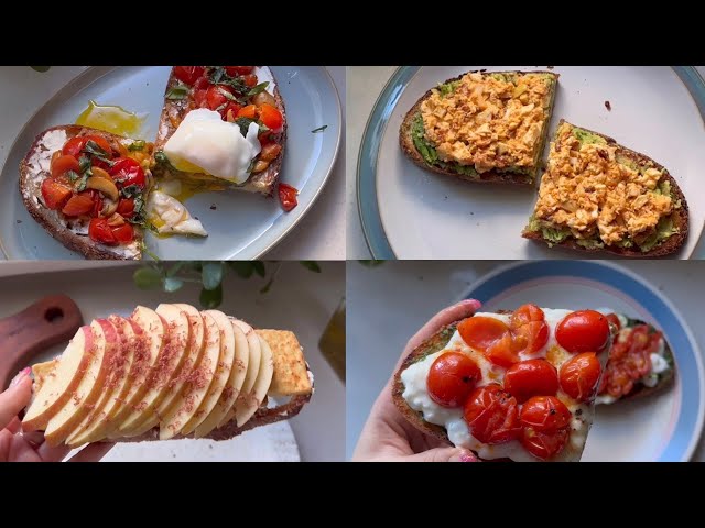 5 healthy sandwich/toast idea | 건강하고 맛있는 토스트 레시피