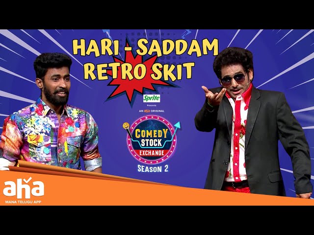 Saddam - Hari Hilarious Skit || Comedy Stock Exchange S2 || Anil Ravipudi, Naresh, Sreemukhi