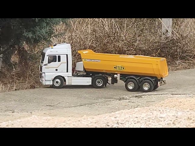 1/14 tamiya Man 4x4 truck Pamukova RC kamyon buluşması test sürüşleri..