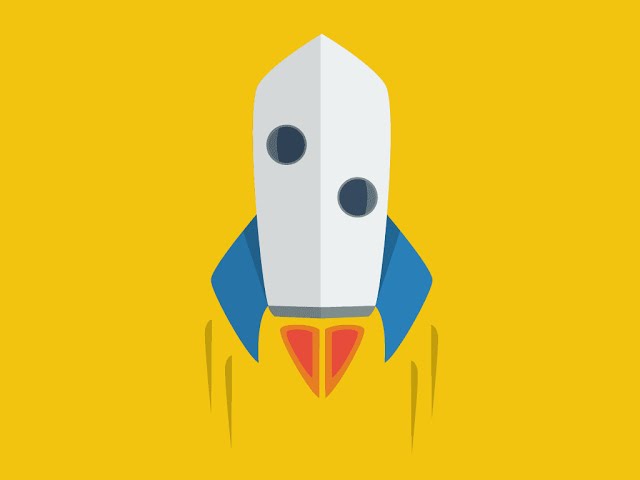 Flat Design Rocket - Illustrator Tutorial