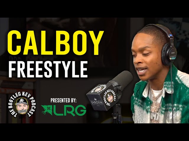 Calboy Freestyle on The Bootleg Kev Podcast