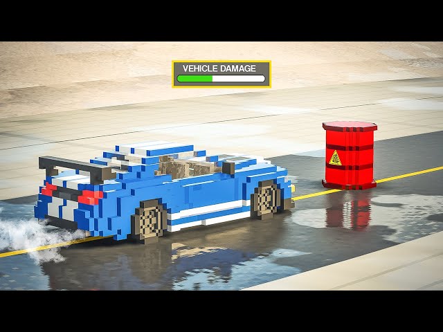 Cars vs TNT Barrel (damage test) | Teardown