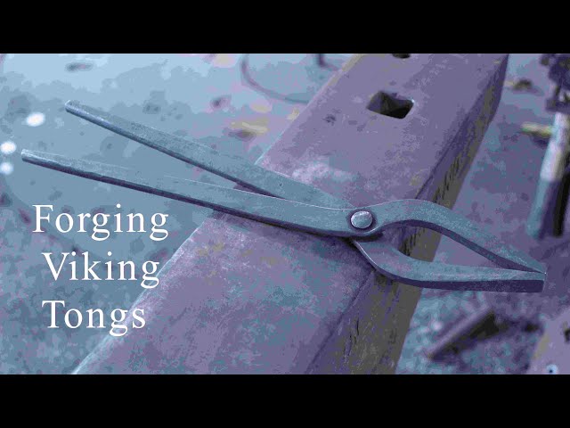 Forging Viking Tongs