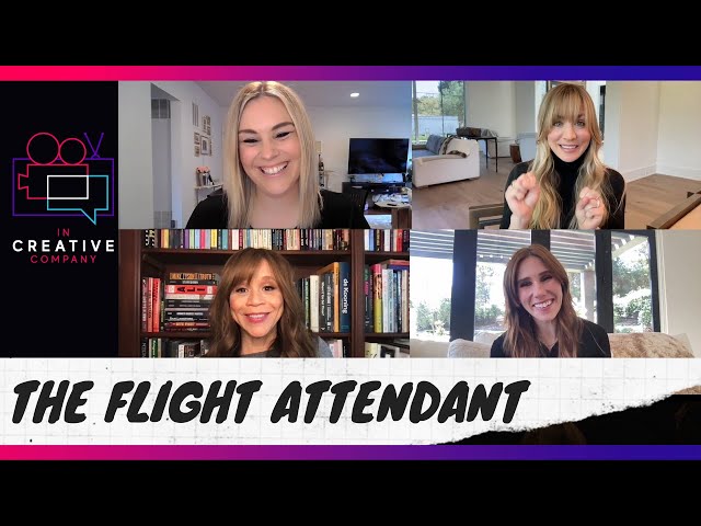 The Flight Attendant with Kaley Cuoco, Zosia Mamet, and Rosie Perez