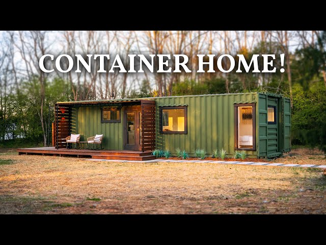 Owner Builds *Budget Friendly* Shipping Container Tiny house! Full Tour!