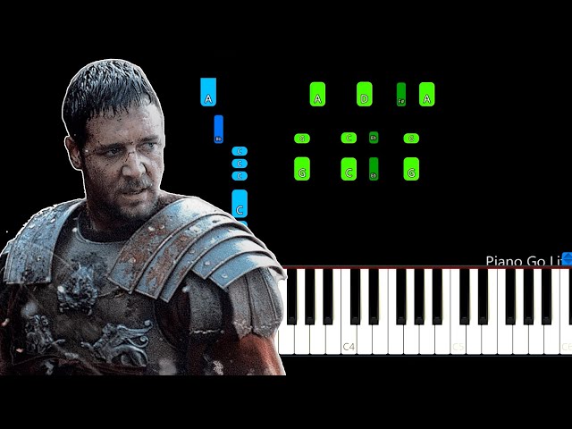 Gladiator - The Battle Theme Piano Tutorial