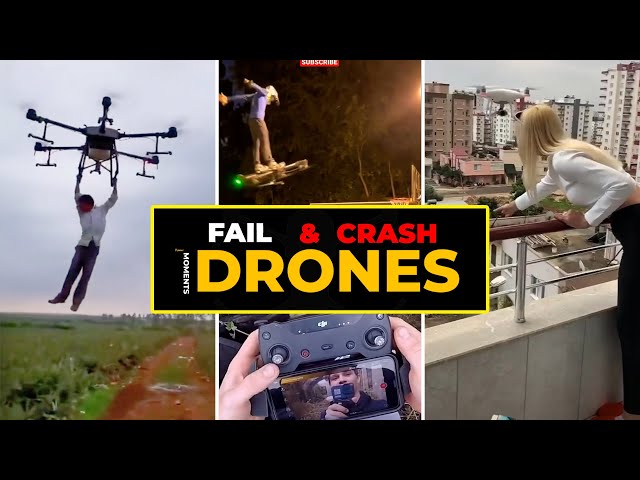 Funny Fail & Crash Drone Compilation #1