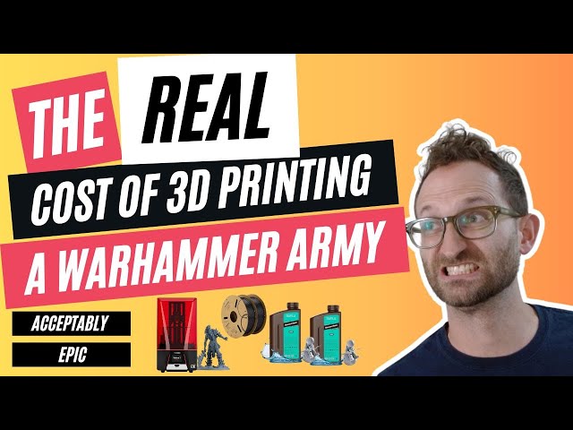 😅 The Real Cost of 3D Printing a Warhammer Army