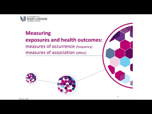 Measures of disease occurrence and measures of association