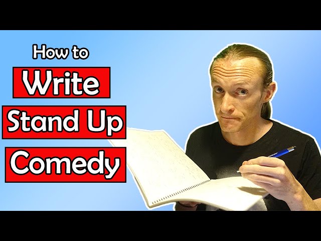 How to write a 5 minute stand up comedy set.