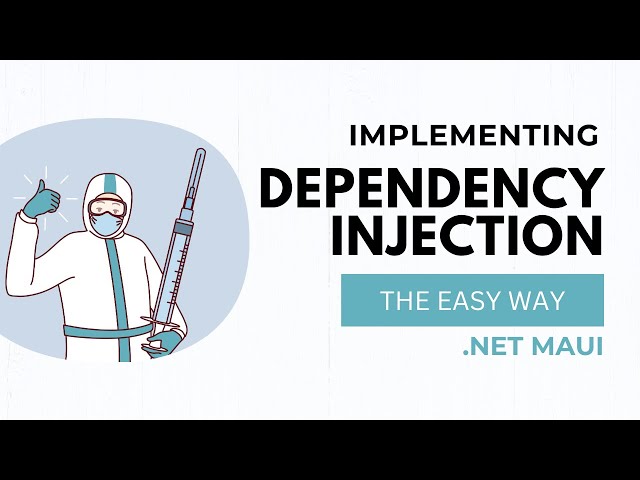 Implementing Dependency Injection the easy way in .Net MAUI - .NET MAUI Tutorial Step-by-Step | 4K