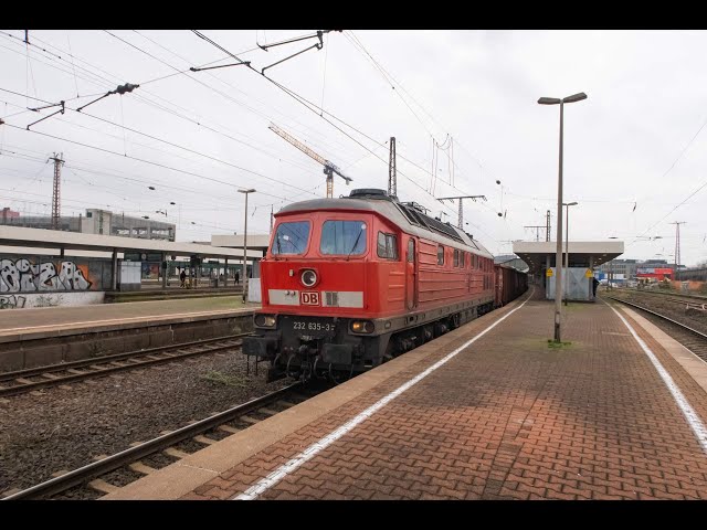 Eisenbahn Video - BR 232 "Ludmilla" in Duisburg