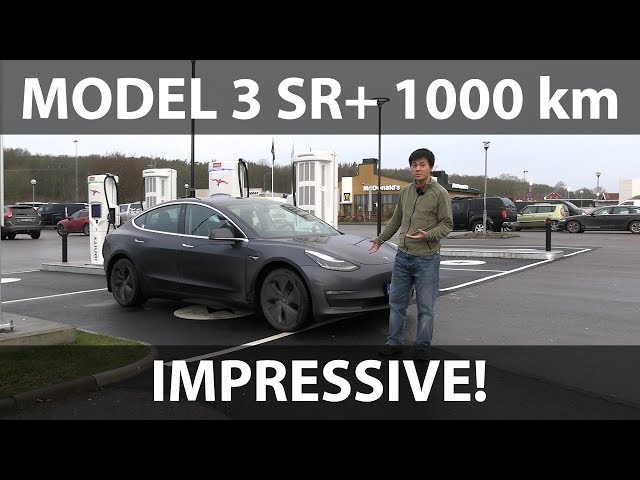 Model 3 Standard Range Plus 1000 km challenge
