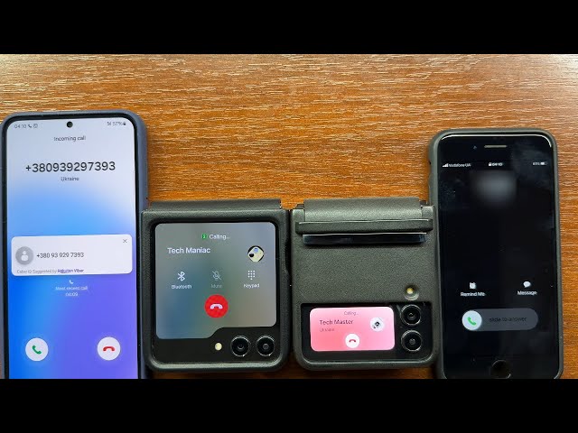 Samsung Z Flip 5 vs Z Flip 4 One UI 6.0 No Caller ID & Normal Incoming Calls Cover & Main Screens