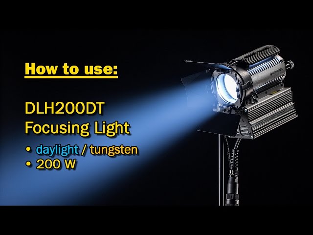 How to use: DLH200DT daylight/tungsten fixture