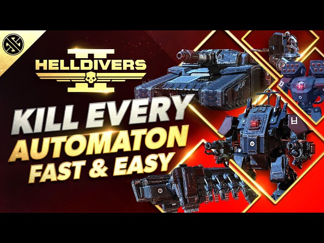 Helldivers 2 - Ultimate Automaton Guide | Weaknesses, Tips & Rankings