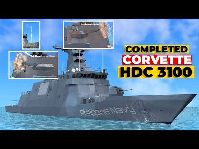 Loaded Corvette HDC 3100 - Philippine Navy