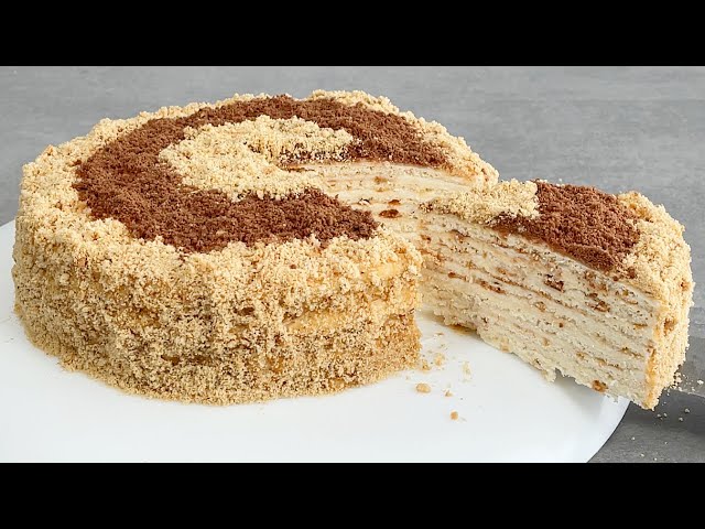 Cake made from 3 ingredients! WITHOUT OVEN! Great No Bake Budget Cake! # 135