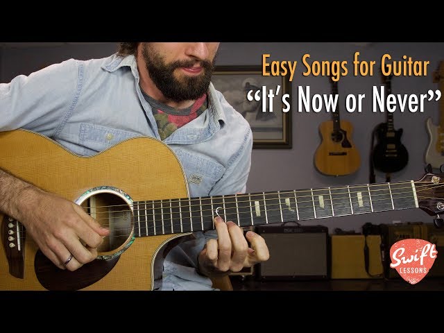 Elvis Presley "It's Now or Never" - Easy Acoustic Guitar Songs Lesson