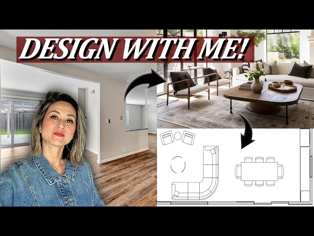 EMPTY HOUSE TOUR - Watch Me Design My Latest Client Project from Start to Finish!