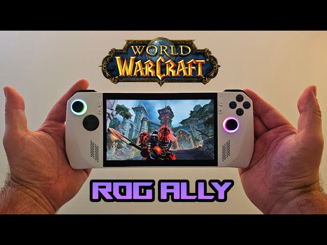 ASUS ALLY | 4K World of Warcraft | This is CRAZY