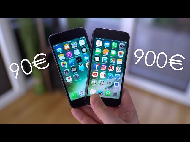 90€ iPhone vs. 900€ iPhone: Wie gut sind Fakes? - felixba