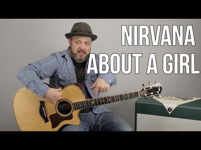 How to Play "About a Girl" by Nirvana on Guitar - Easy Acoustic Songs
