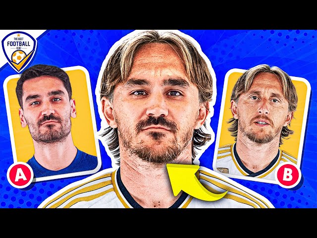 GUESS THE TWO FACES OF MERGED PLAYERS | FOOTBALL QUIZ 2024