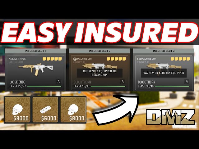 The EASIEST way to get your insured slots in DMZ Season 4