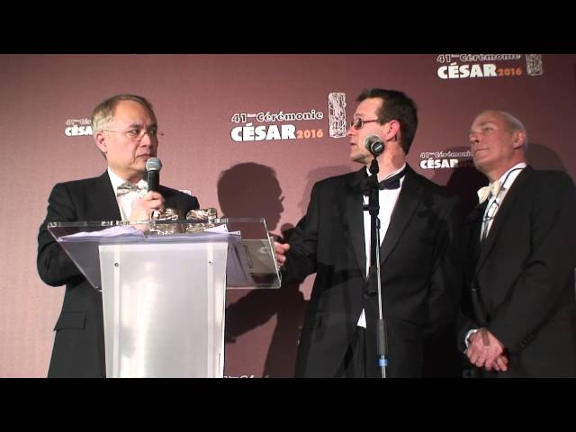 François Musy et Gabriel Hafner César 2016 Meilleur Son, pour Marguerite