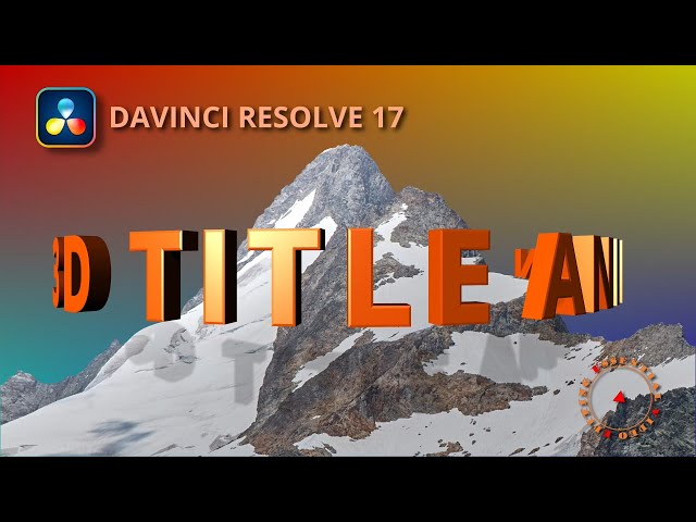 Create 3D Text Animation with Shadows in Davinci Resolve 17