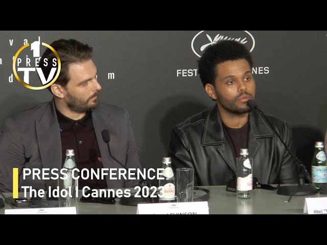 The Idol I Press Conference I The Weeknd and the "Dark Side" of the music Industry I Cannes 2023