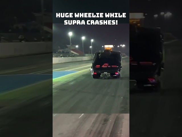 Shocker does a HUGE Wheelie while Supra CRASHES in front of me #shorts #shocker #kyekelley