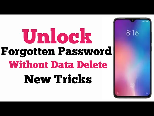 🔴How To Unlock Phonehone If Forgot Password | Unlock All Mobile
