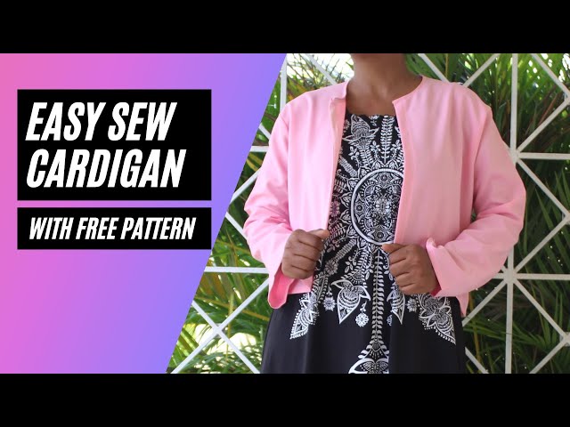 Easy Sew Cardigan With Free Pattern