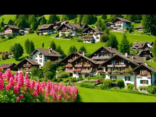 Heavenly Grindelwald After Refreshing Summer Rain ! Switzerland 4k🇨🇭Swiss Valley