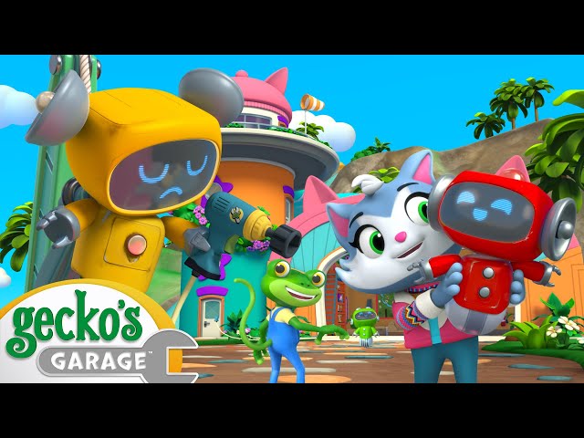 Kat's Base Energy Crisis | Gecko's Garage | Cartoons For Kids | Toddler Fun Learning