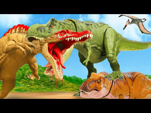 Jurassic Park The Lost World | Tyrannosaurus Rex Bull | T-rex Chase 2024 | Dinosaur Films