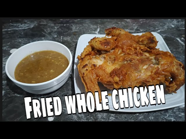 Gawin ito sa Isang buong manok mapapaWow ka sa sarap/ whole fried chicken