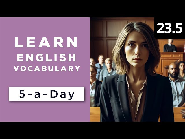 Learn English Vocabulary Daily  #23.5 — British English Podcast